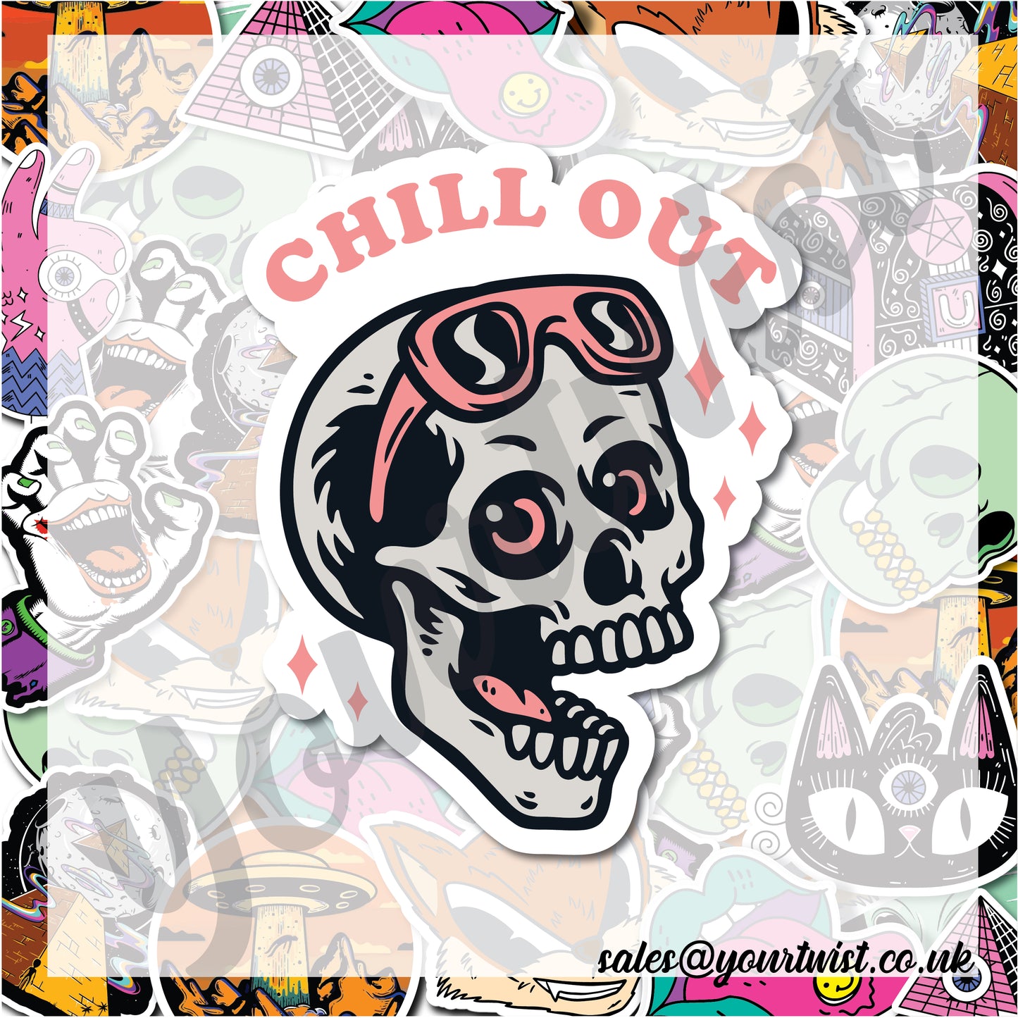 Chill Out Sticker