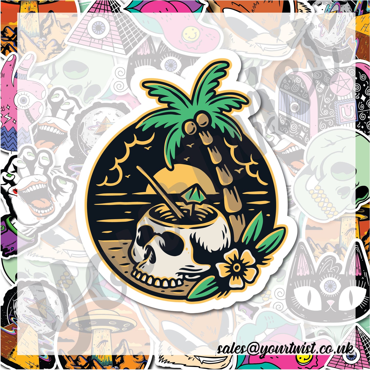 Dead Island Cocktail Sticker