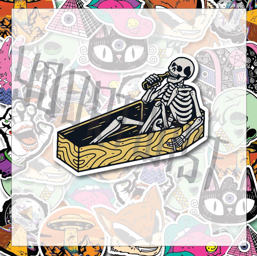 Party After Death Sticker