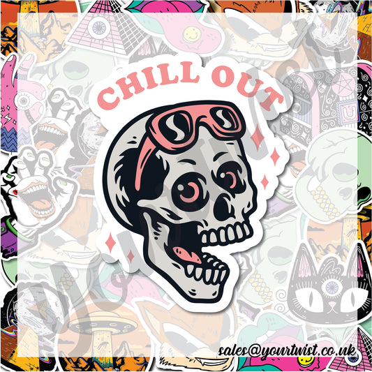 Chill Out Sticker