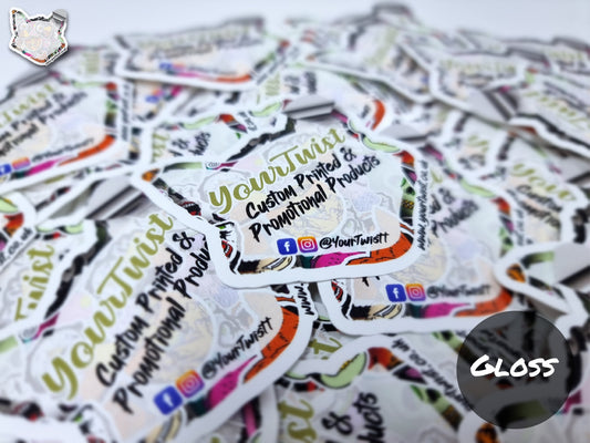 Gloss Die Cut Stickers
