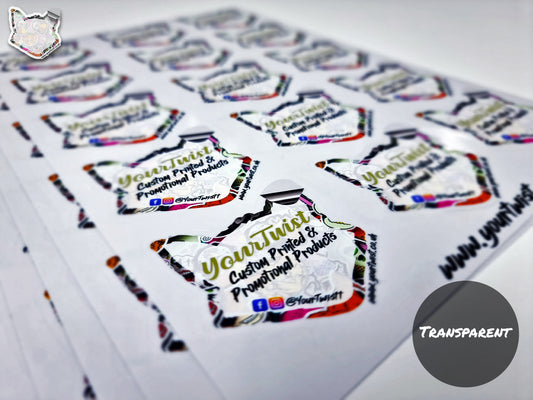 Transparent Sticker Sheets