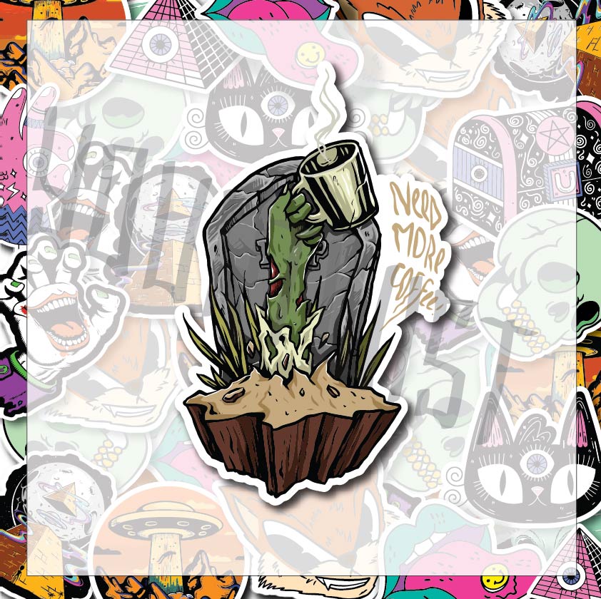 Need More Coffee Sticker