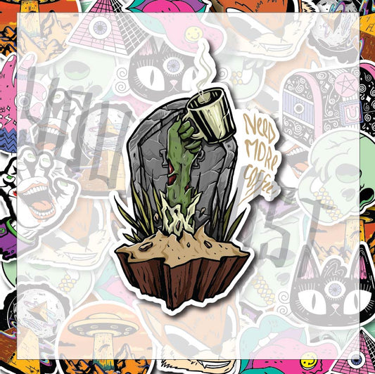 Need More Coffee Sticker